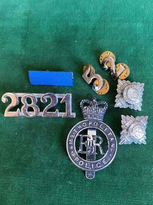 METROPOLITAN POLICE CAP RANK AND TITLES- 1950`S-70`S