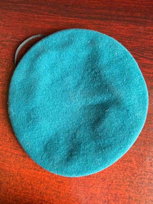 SADF BERET SIZE 63,DATED 1992-COLOUR TEAL-CONDITION UNUSED