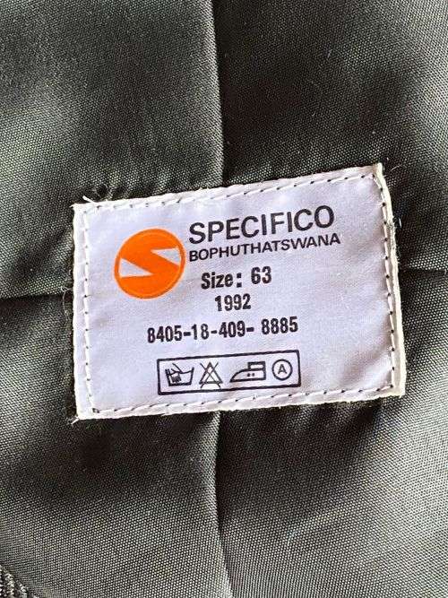 SADF BERET SIZE 63,DATED 1992-COLOUR TEAL-CONDITION UNUSED