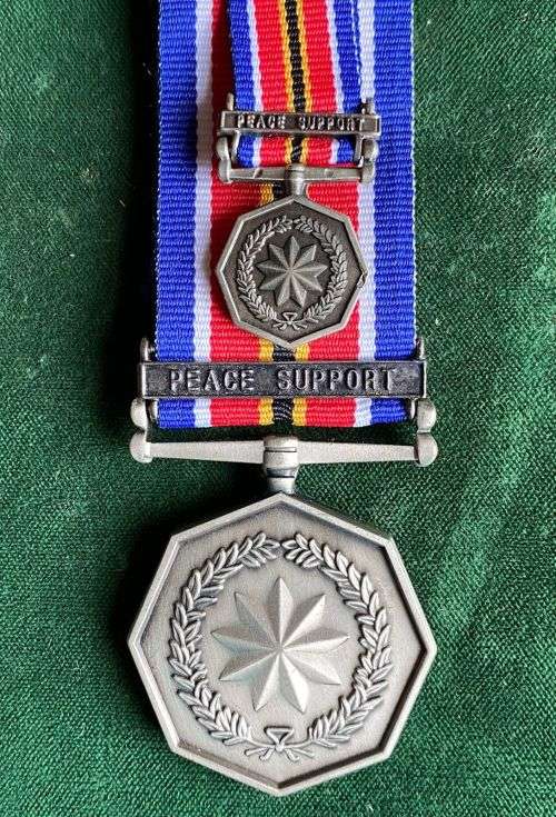 TSHUMELO IKATELAHO (CAMPAIGN MEDAL)FULL SIZE + MINIATURE-NUMBERED