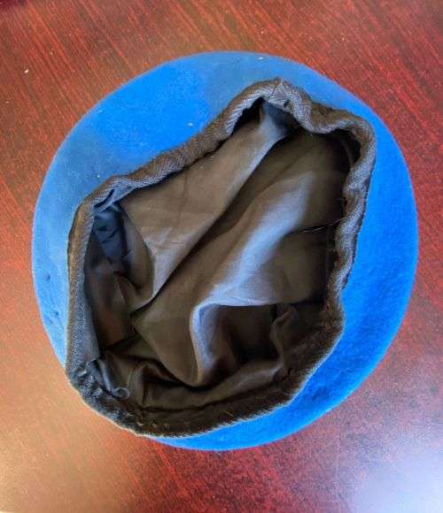 ORDNANCE SERVICE CORPS BERET -INSIDE RING MEASURES 50 CM