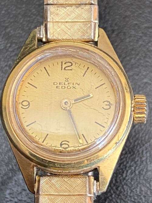 DELFIN EDOX LADIES WATCH-SOLD AS IS
