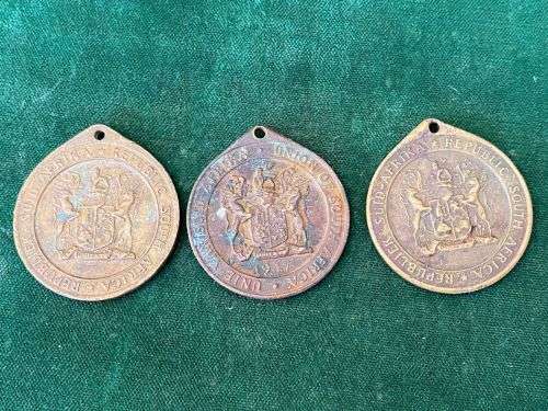 MIXED LOT OF 3 UNION MEDALLIONS