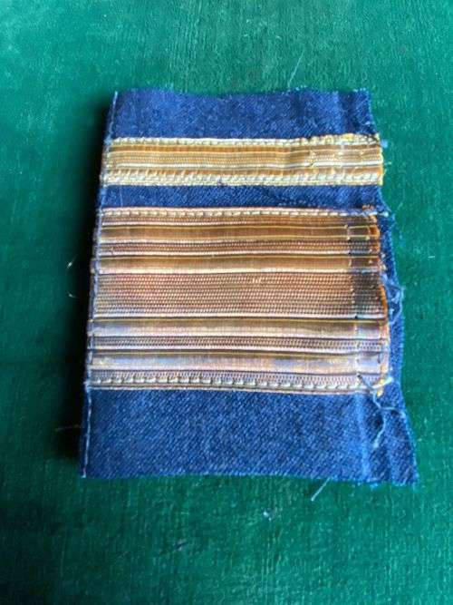 RHODESIA AIR VICE MARSHALL,GOLD BRAID SEWN-ON NAVY CLOTH,MESS DRESS RANK