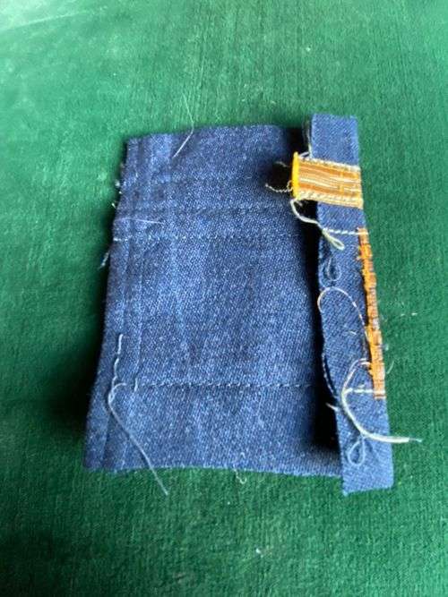 RHODESIA AIR VICE MARSHALL,GOLD BRAID SEWN-ON NAVY CLOTH,MESS DRESS RANK