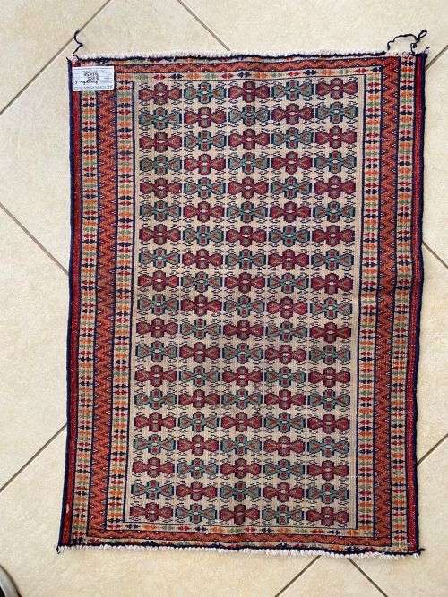 AUTHENTIC HAND MADE PERSIAN TURKOMAN-DIMENSIONS 850 X 430MM