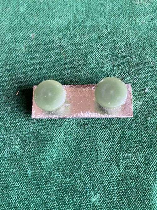 COMMANDO BERET BAR-GREEN/SAFFRAN/GREEN- 2 PINS