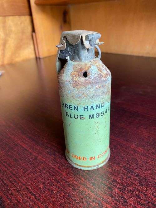 BLUE SMOKE GRENADE-INERT