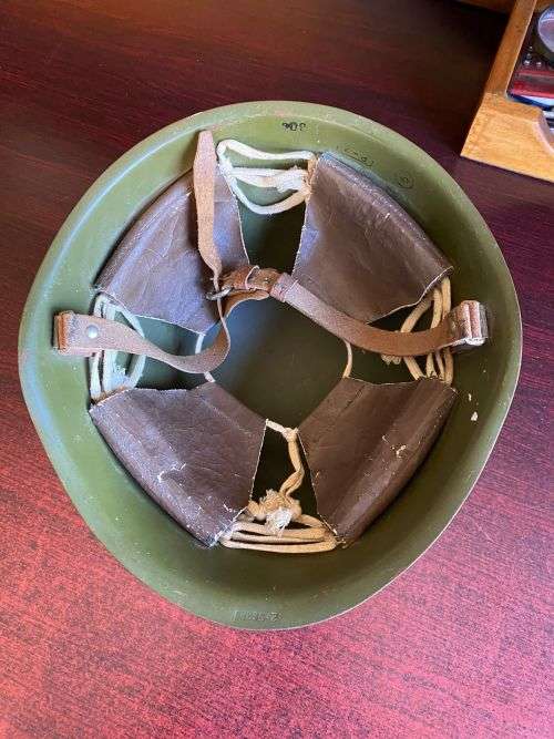 ORIGINAL USSR MILITARY SOVIET ARMY SSH 68 TYPE STEEL HELMET RUSSIAN NO 5-AFGHAN AND SA BORDER WAR PE