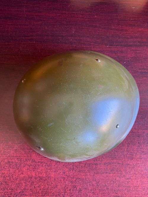 SOVIET M40 5 STUD STEEL HELMET AFGHAN+ BORDER WAR PERIOD USE