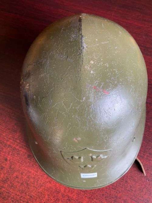 SWEDISH M21-18 -3 CROWN HELMET-VERY RARE