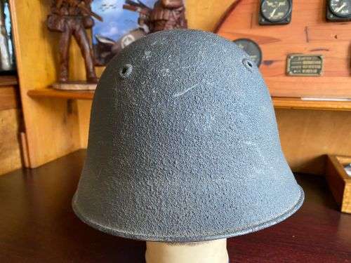 1930 SWISS DUCK BILL STEEL HELMET-VERY RARE