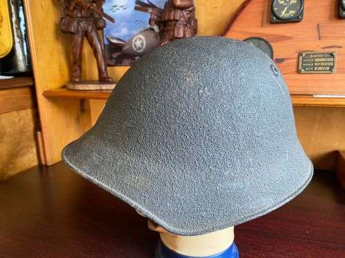 1930 SWISS DUCK BILL STEEL HELMET-VERY RARE