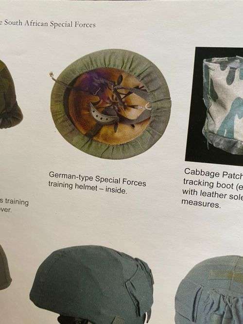 West German Para Helmet Used by SADF Special Forces