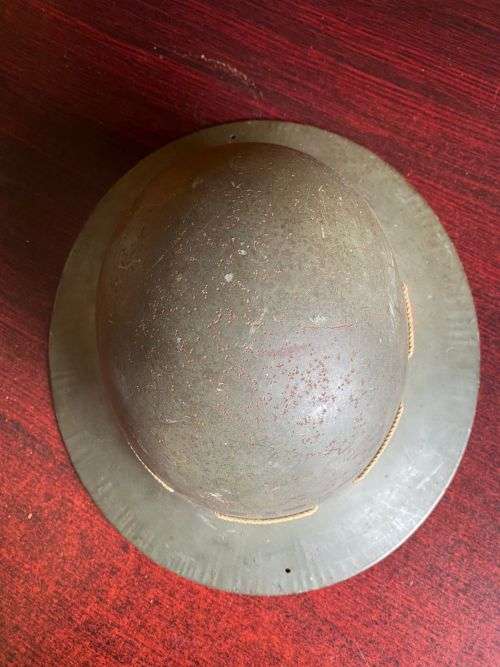 WW2 BRITISH ZUKERMAN SPECIAL FIRE PATROL HELMET