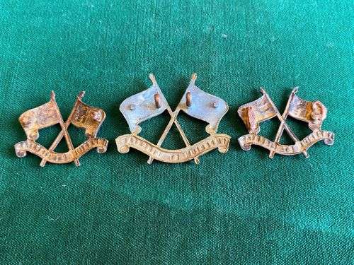 IMPERIAL LIGHT HORSE,GILDING METAL CAP AND COLLARS (NO LUGS) WORN 1913-1965