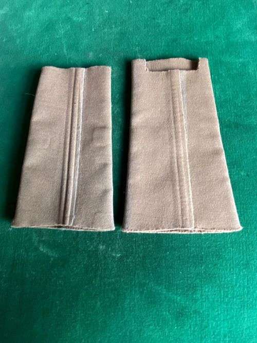 LIEUTENANT RANK BOARD PAIR-RUBBERISED-WORN 1980`S-1996