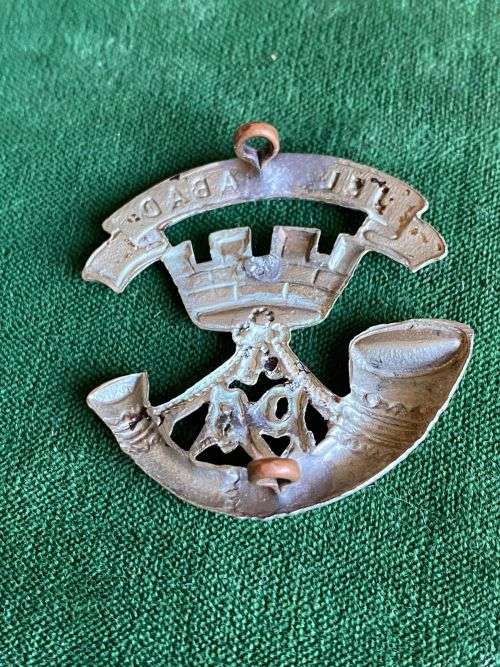 13 TH FOOT SOMERSET LIGHT INFANTRY CAP BADGE-1890`S-1959- 2 LUGS