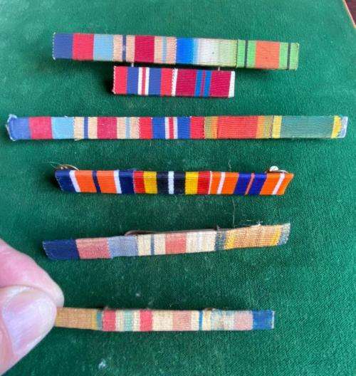 SELECTION OF MEDAL BARS- 6 IN TOTAL