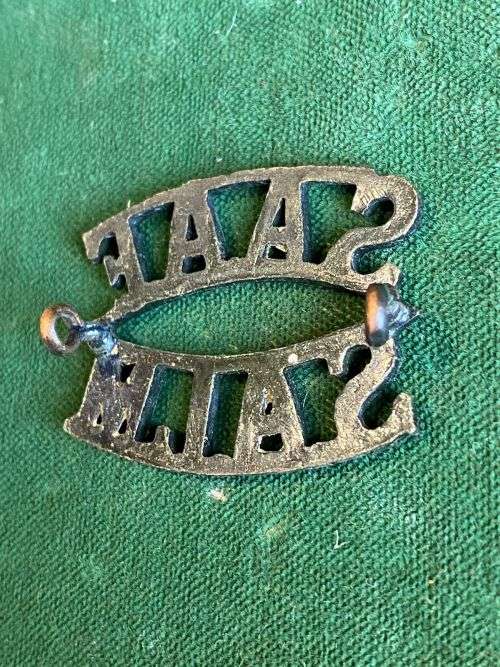 SAAF SHOULDER TITLE,VARIANT LONG VERSION-1940`S-S LUGS