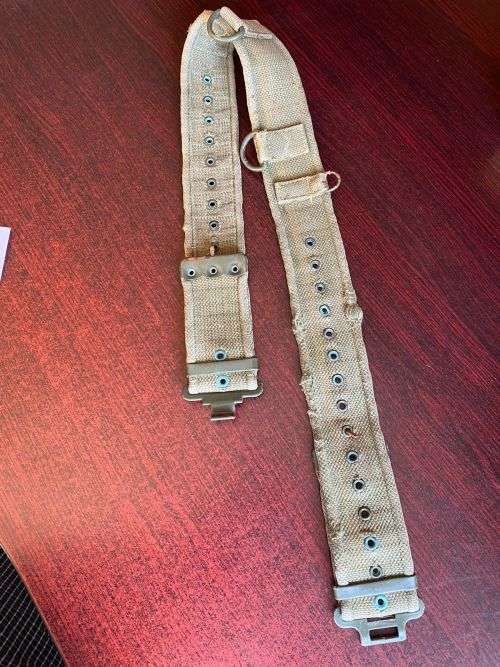 RHODESIAN PATTERN 64 WEBBING BELT-EXTENDED LENGTH 118 CM