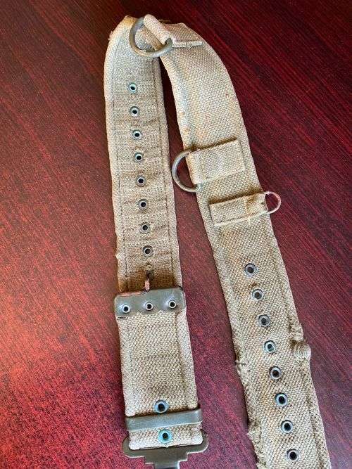 RHODESIAN PATTERN 64 WEBBING BELT-EXTENDED LENGTH 118 CM