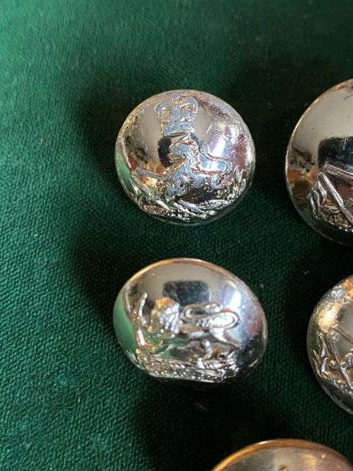 SELECTION OF 5 RHODESIAN BUTTONS-SOLD TOGETHER