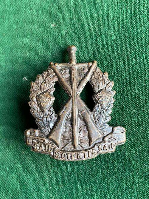 SA INSTRUCTIONAL CORPS BADGE-WORN 1942-45- ONE LUG