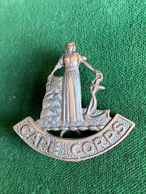 CAPE CORPS COLLAR BADGE-WORN 1940-1945- 2 LUGS