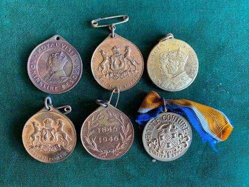 SELECTION OF 6 MEDALLION -SOLD TOGETHER