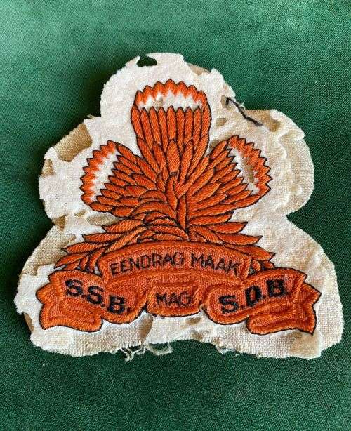 SPECIAL SERVICES BATTALION,VINTAGE BLAZER BADGE- WORN 1934-1963