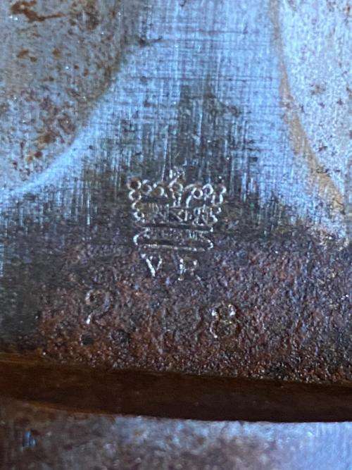 1888 MK1 PATTERN BAYONET FOR THE LEE METFORD RIFLE-BLADE BACK INSPECTION STAMP,THE E. SHOWING THE WE