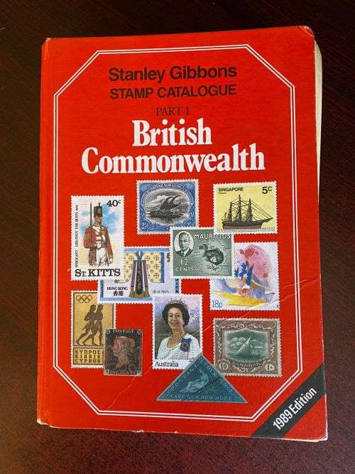 STANLEY GIBBONS STAMP CATALOGUE PART 1 BRITISH COMMONWEALTH-1989 EDITION-USED BUT GOOD CONDITION