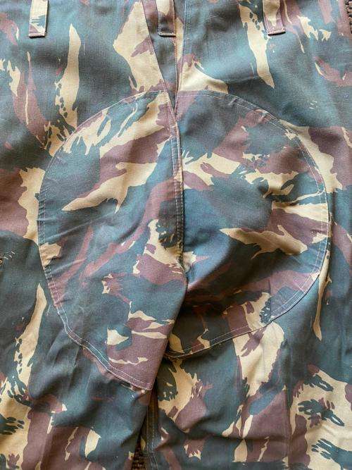 TRANSKEI DEFENCE FORCE CAMO TROUSERS-SIZE 36 WITH PIPE LENGTH OF 72CM-NO TAGS OR PRINTING INSIDE-CON
