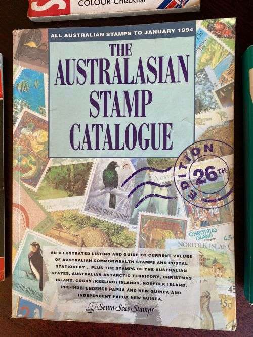 4X OLD CATALOGUES -SOLD TOGETHER SA,BRITISH RHODESIA AND AUSTRALASIAN STAMPS-PLEASE HAVE A LOOK AT P