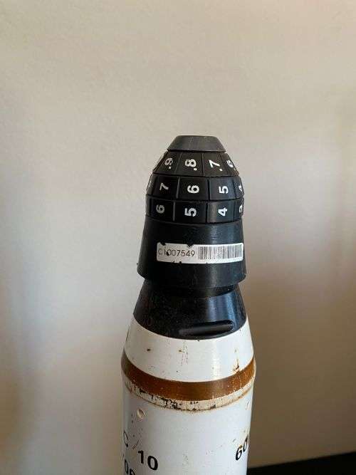 SADF 60 MM ILLUMINATION MORTAR WITH PROXIMITY SETTING-HEIGHT 39 CM INERT