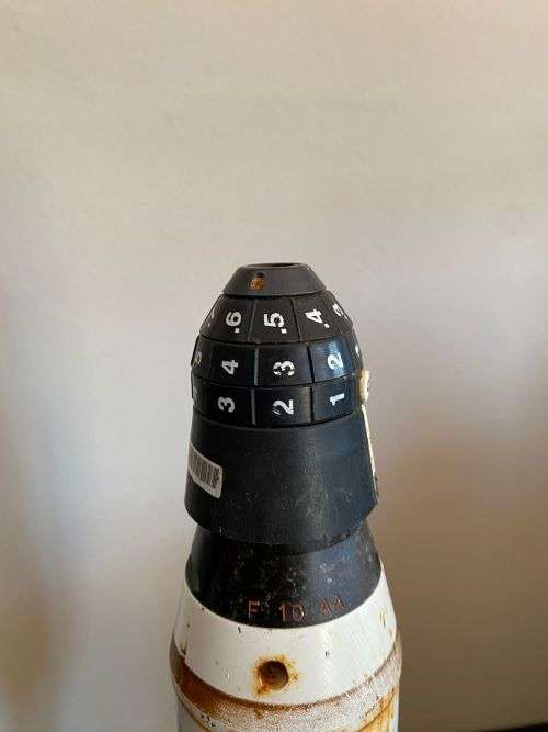 SADF 60 MM ILLUMINATION MORTAR WITH PROXIMITY SETTING-HEIGHT 39 CM INERT