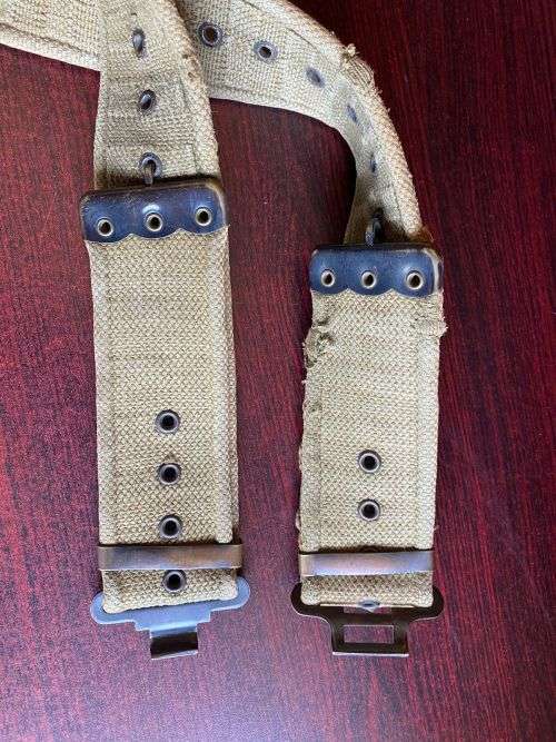 RHODESIA PATTERN 63 WEBBING BELT-EXTENDED LENGTH 116 CM