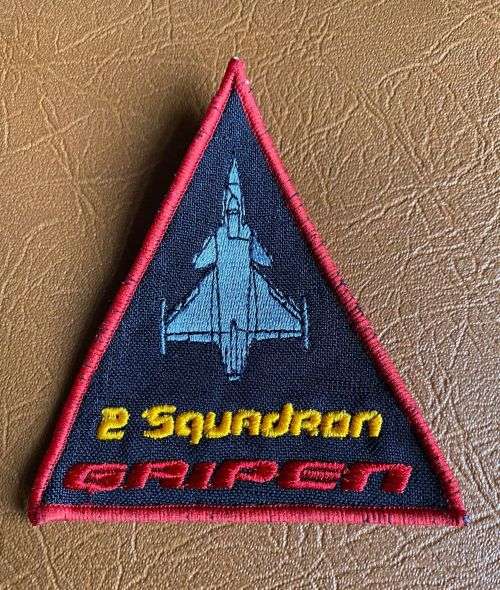 2 SQUADRON,GRIPEN-PILOTS PATCH