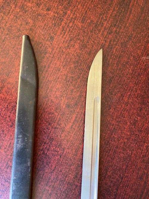 EARLY PRODUCTION JAPAN,TYPE 30(30 TH YEAR)-1897-BAYONET-KOKURA ARSENAL-IT HAS A ROUNDED POMMEL,SHAPE