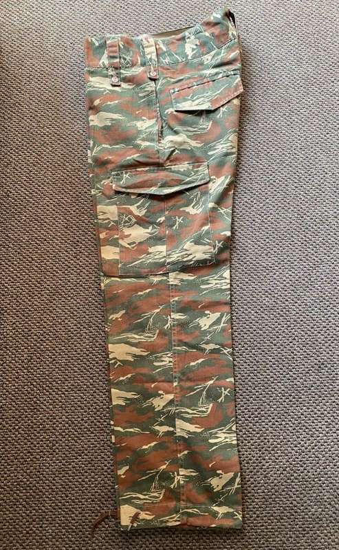KOEVOET TROUSERS-A SIZE 33 WITH PIPE LENGTH OF 76CM-LABELLED AND DATED 1981-VERY GOOD CONDITION WITH