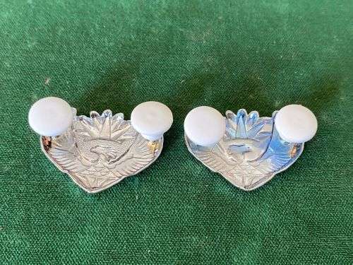 SA ARMY OFFICERS RANK BADGES-WORN FROM 2002-PINS INTACT