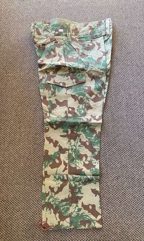 POLICE TASK FORCE 2ND PATTERN CAMO TROUSERS-SIZE 36-LABELLED-PIPE LENGTH 78CM-CONDITION NEW-NEVER W