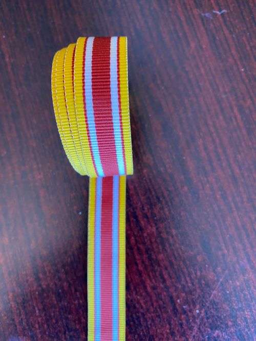 MINIATURE BOPHUTHATSWANA GENERAL SERVICE MEDAL RIBBON(FOR THE SUPPRESION OF TERRORISM OR INTERNAL UN
