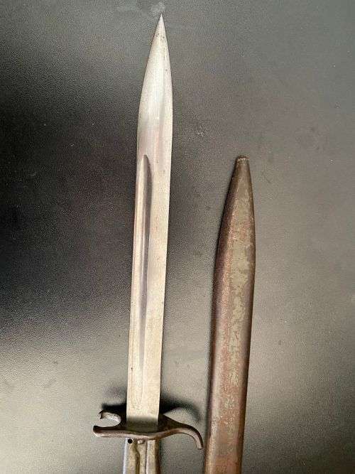 WW1 GERMAN MODEL SG 88/98 ERSATZ BAYONET FOR THE GEWEHR 88 AND 98 MAUSER RIFLES-OVERALL LENGTH 42,5C