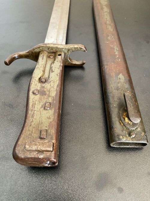 WW1 GERMAN MODEL SG 88/98 ERSATZ BAYONET FOR THE GEWEHR 88 AND 98 MAUSER RIFLES-OVERALL LENGTH 42,5C