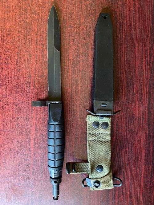 Commercial Version of the Eickhorn-made Swedish AK4 Bayonet, Based on the West German G3 Bayonet