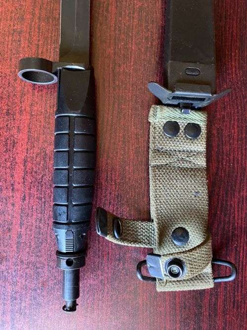 Commercial Version of the Eickhorn-made Swedish AK4 Bayonet, Based on the West German G3 Bayonet