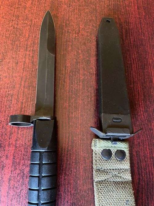 Commercial Version of the Eickhorn-made Swedish AK4 Bayonet, Based on the West German G3 Bayonet