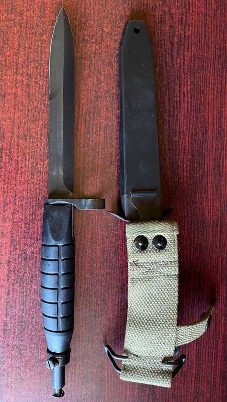 Commercial Version of the Eickhorn-made Swedish AK4 Bayonet, Based on the West German G3 Bayonet